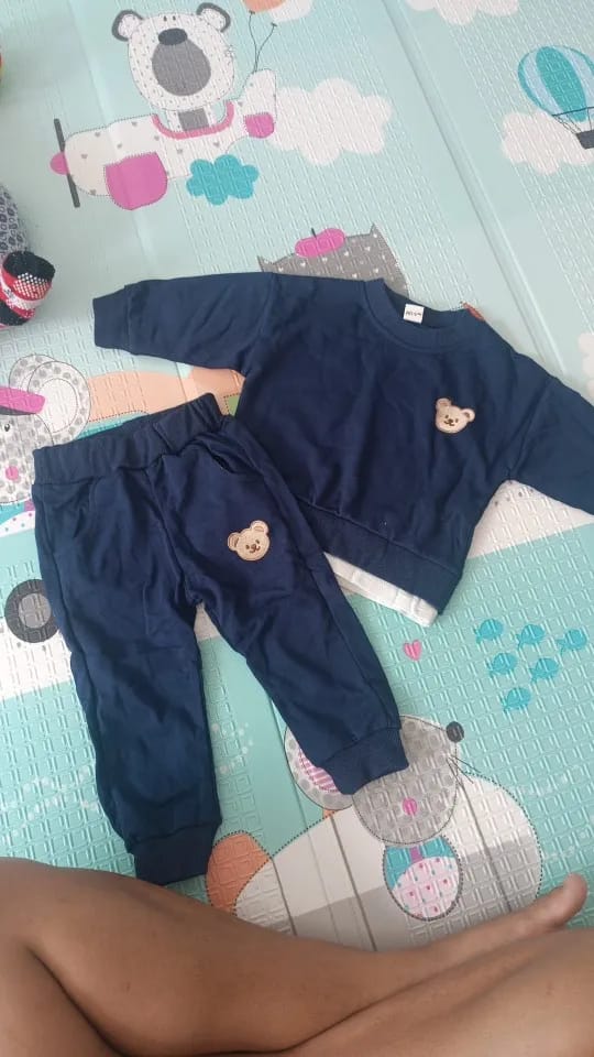 Customer photo review of Teddy Bear Jogger Set