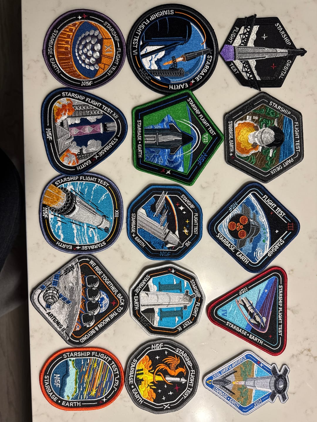 Customer photo review of SpaceX Starship Flight 13 - Collectors Patch