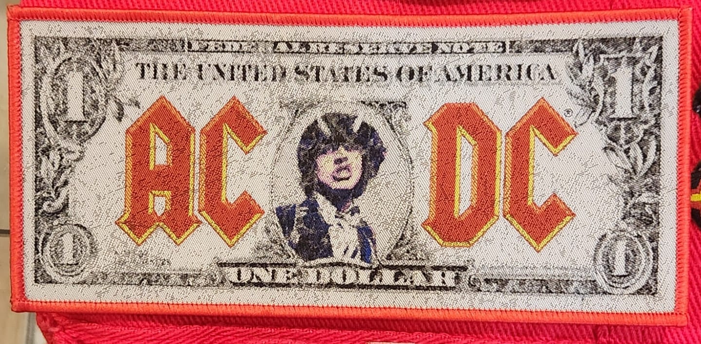 Customer photo review of AC/DC - Moneytalks - Strip Patch