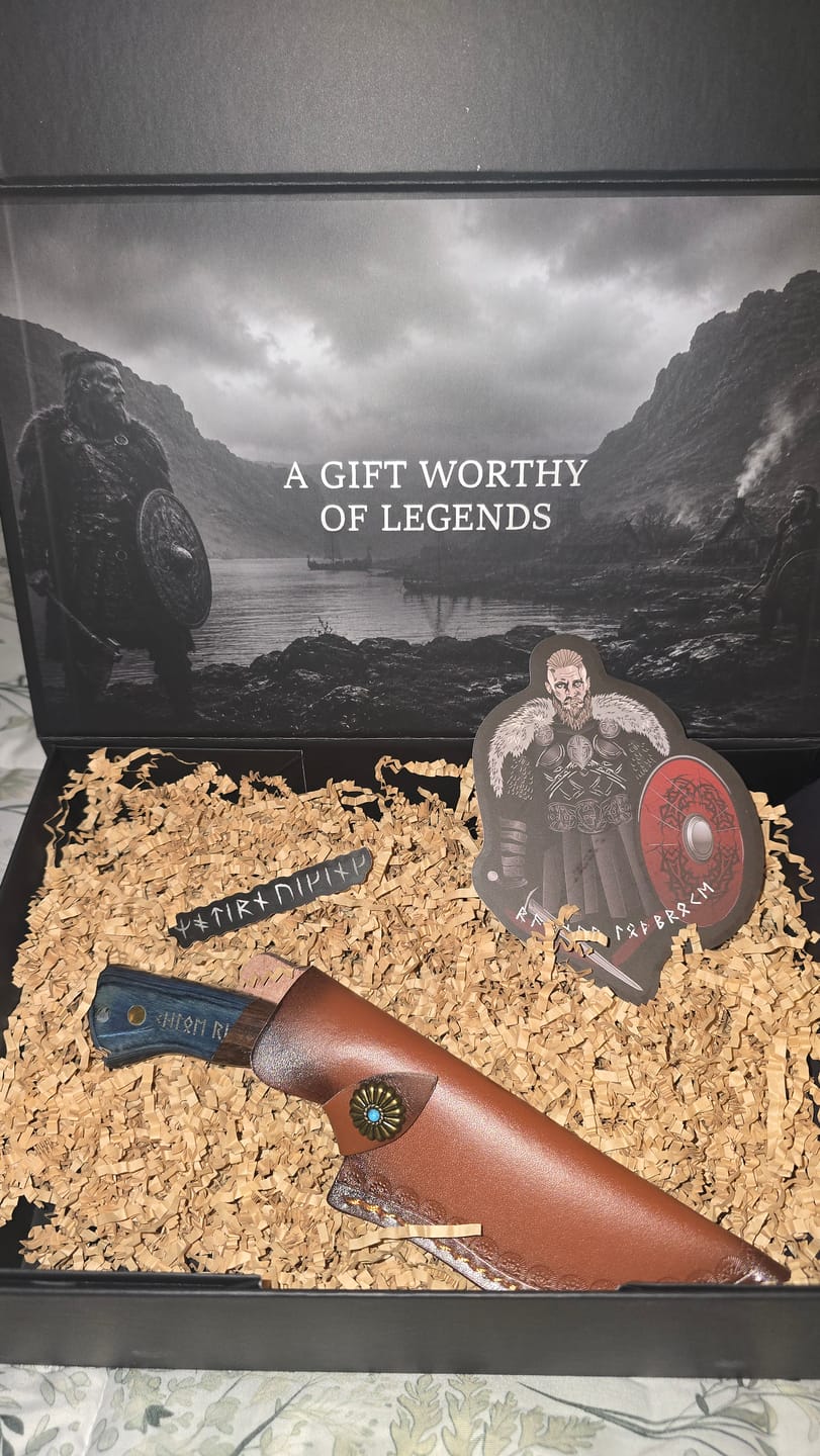 Customer photo review of Dragonspike Viking Knife