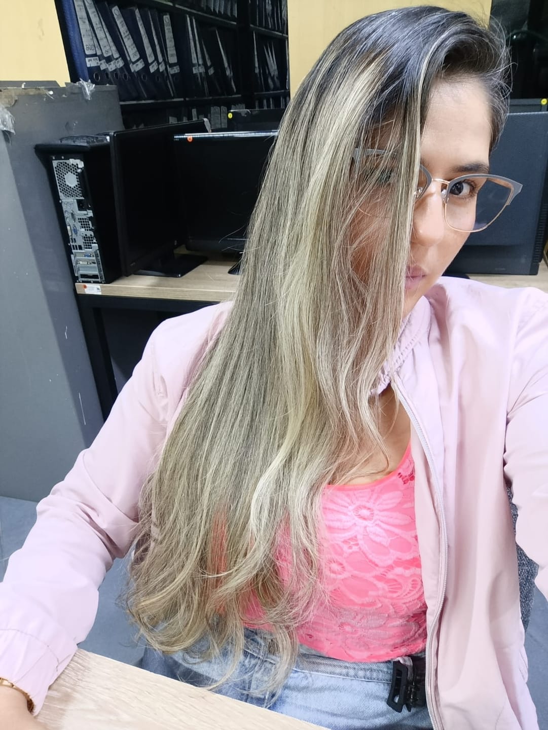Customer photo review of 🥰 Reparador Total en 2 pasos + Polímero + Shampoo crecimiento