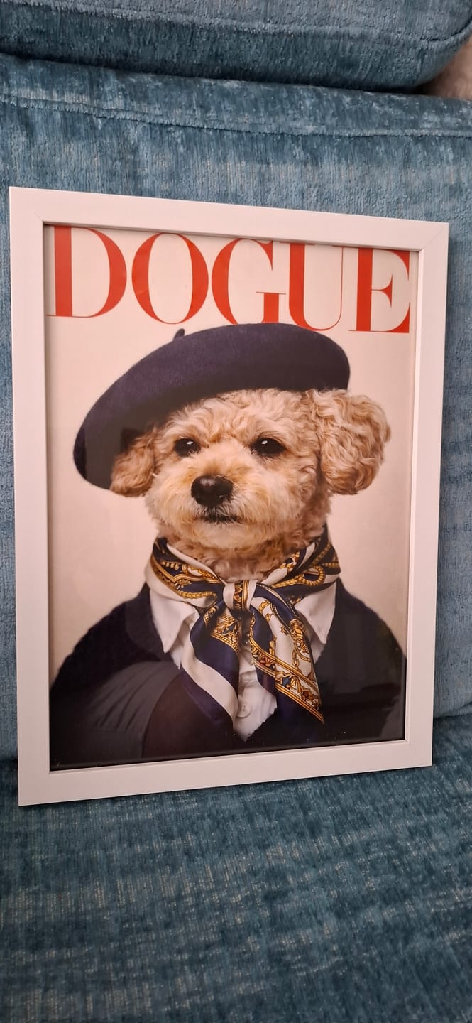 Customer photo review of Dogue - Gepersonaliseerde Poster