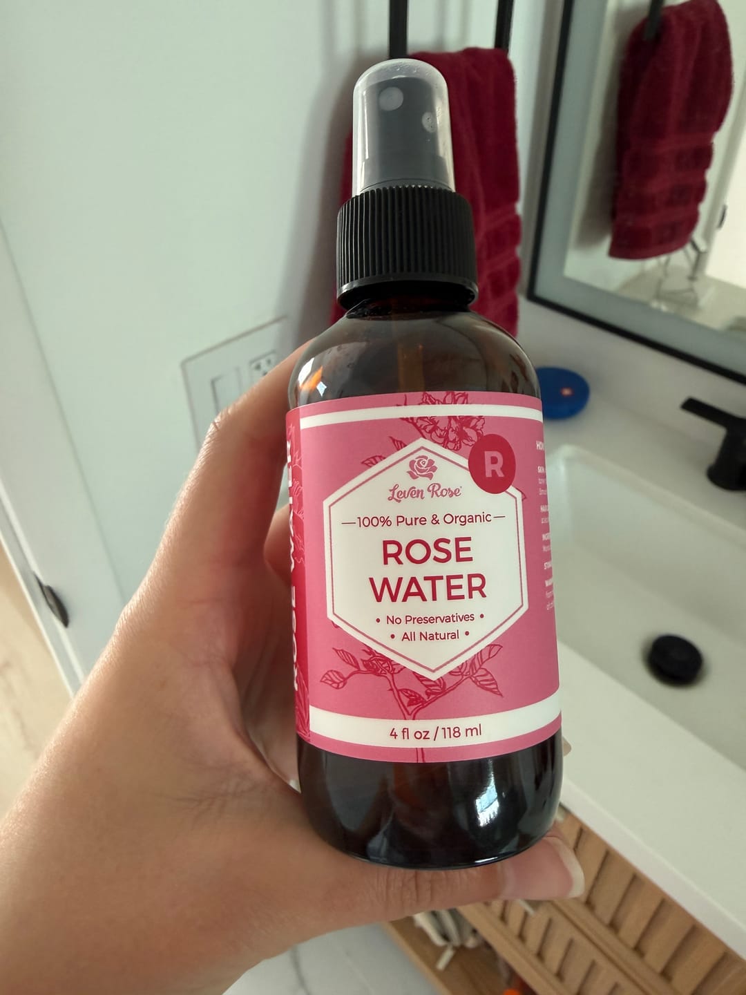 Customer photo review of Moroccan Rose Water Toner - 4 oz