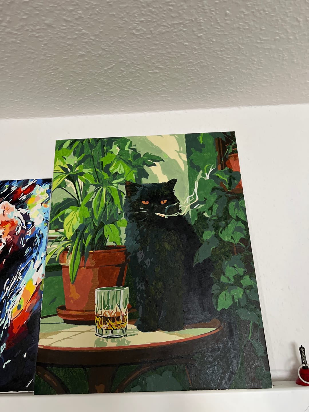 Customer photo review of Malen nach Zahlen - Grumpy Cat