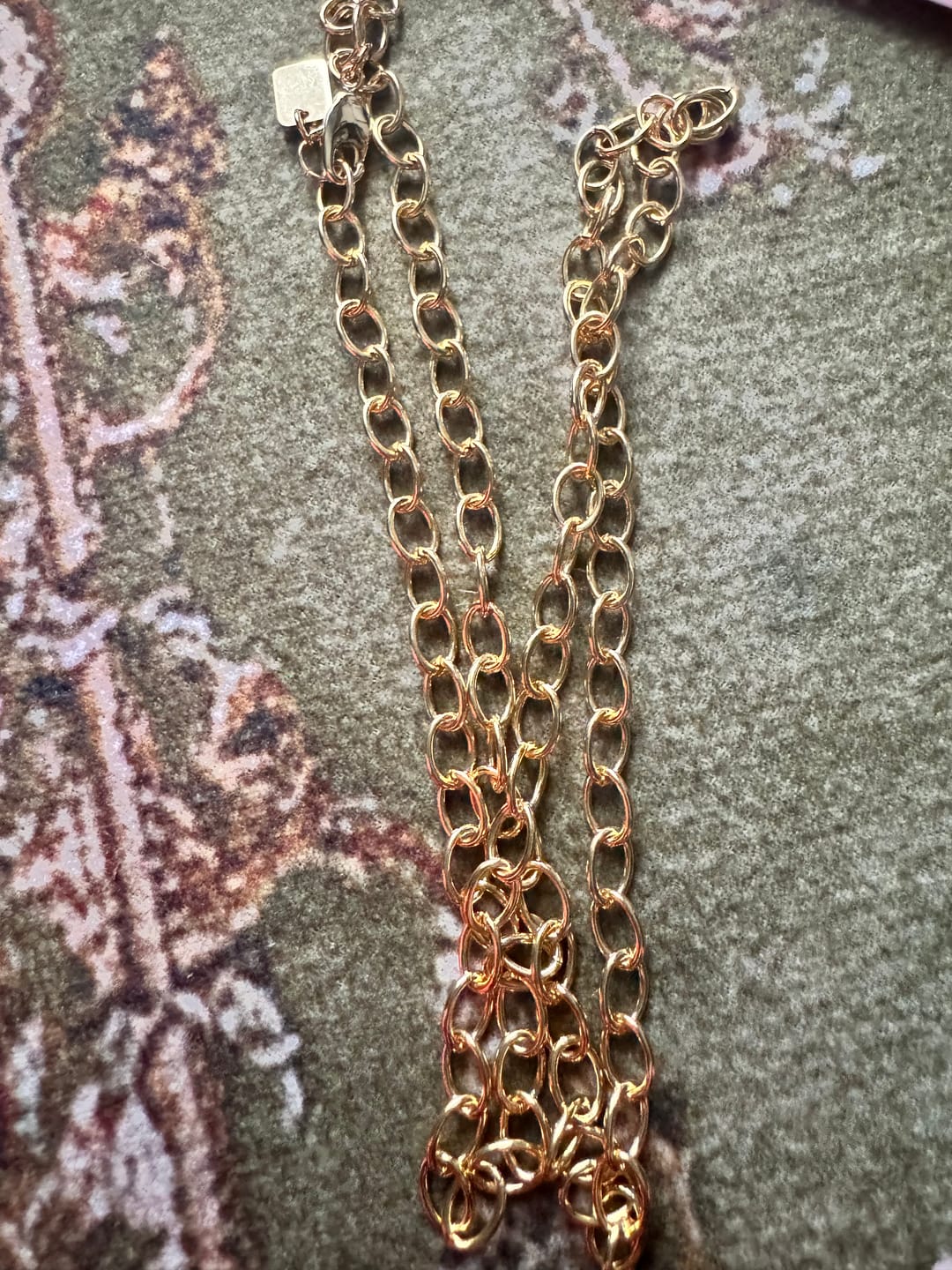 Customer photo review of 9 Charm Necklace Bundle- (Chain + 9 Charms) Pick Your Charms TT LIVE