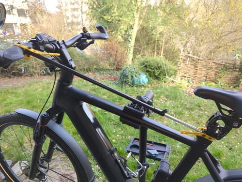 Customer photo review of Fahrrad Montageständer 50 kg