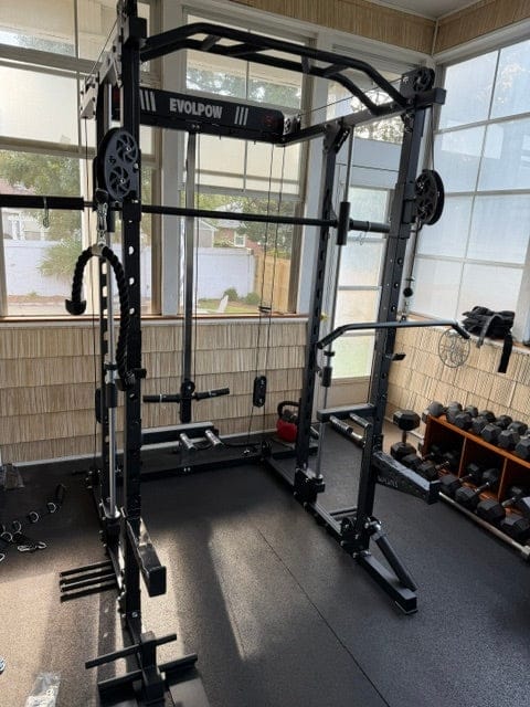 Customer photo review of EVOLPOW M2D Brute All-in-One Smith Machine Home Gym