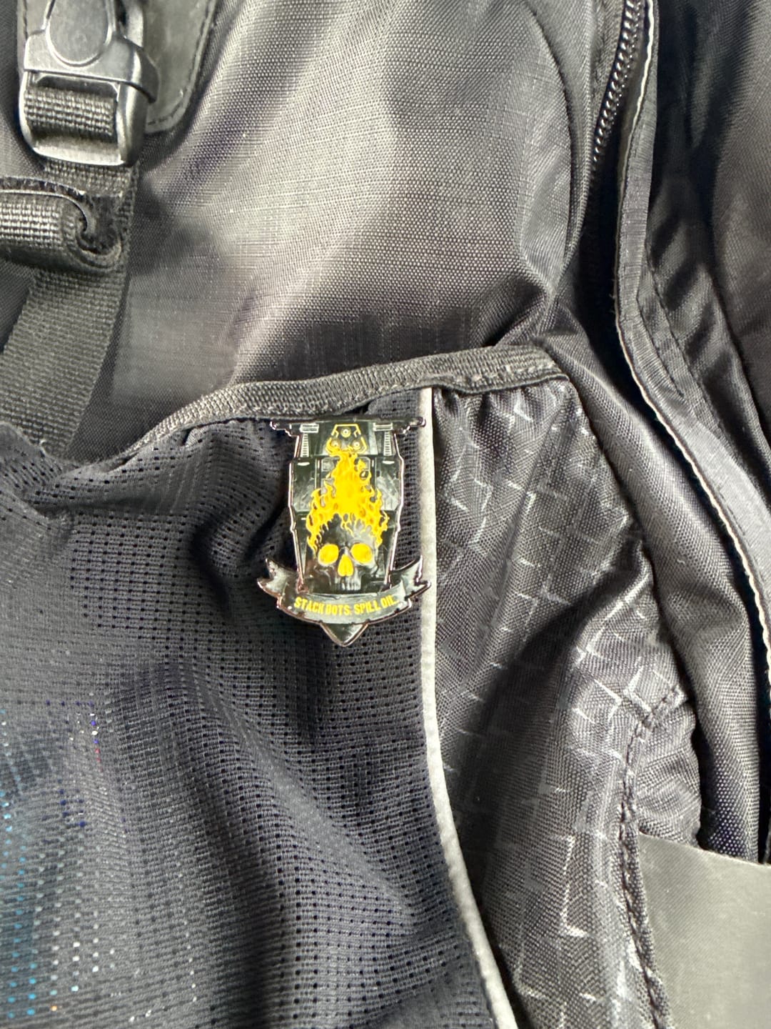 Customer photo review of Diving Into Hell Pin