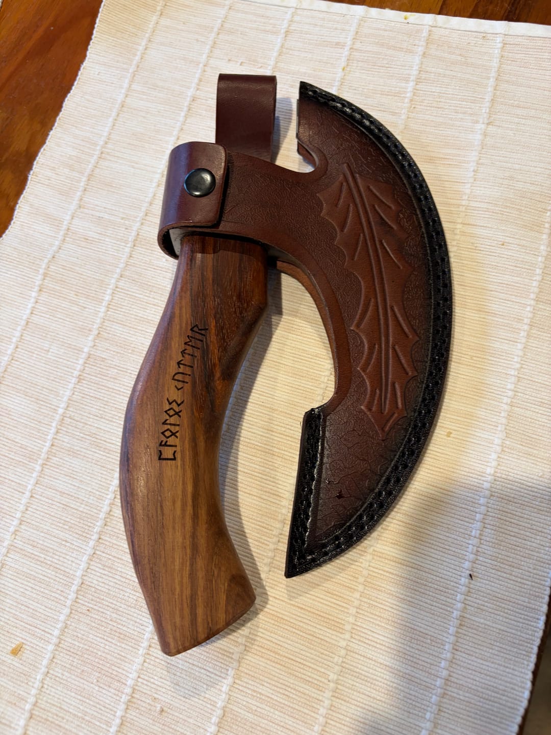 Customer photo review of The Viking Pizza Cutter
