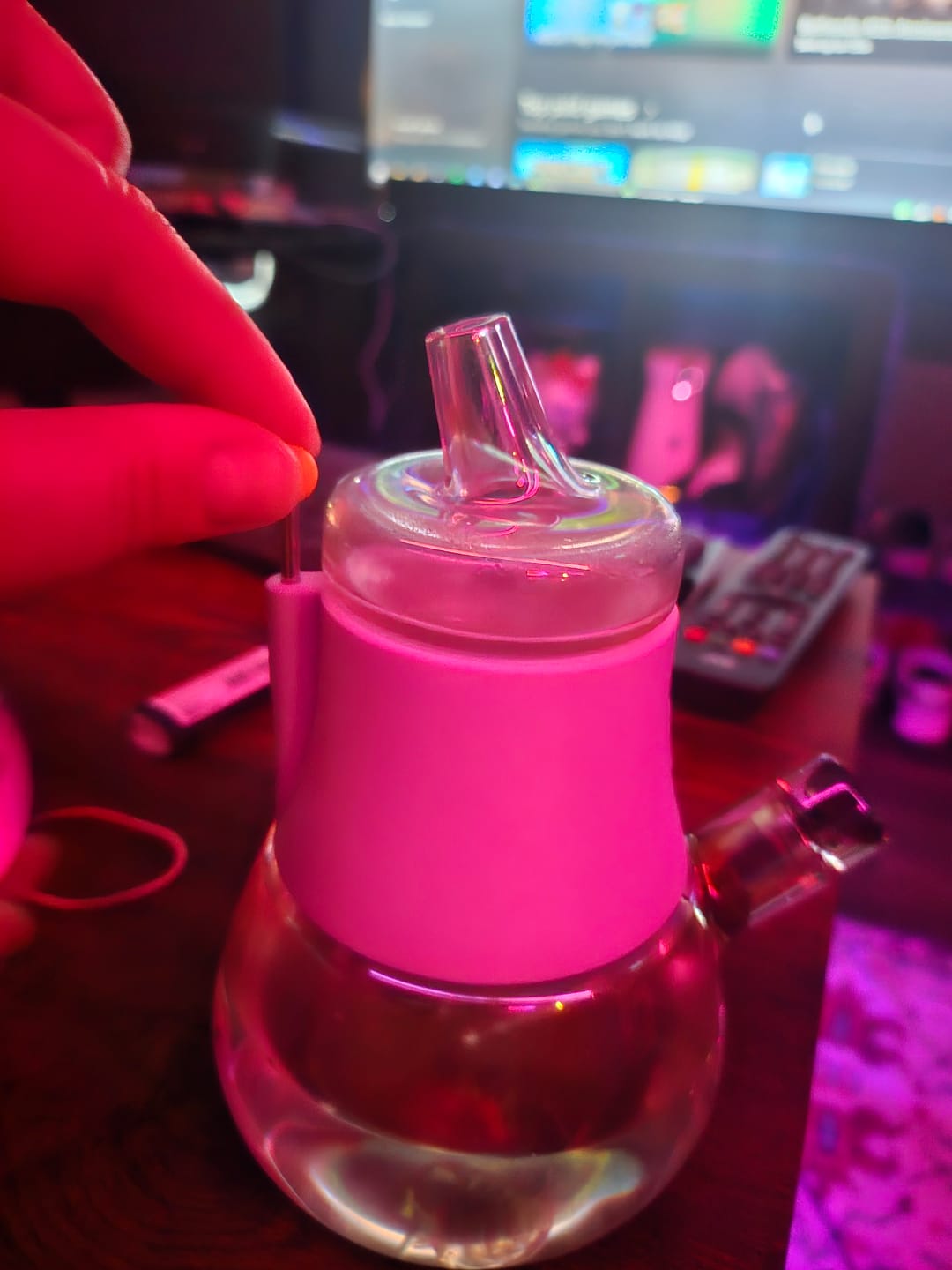 Customer photo review of Bubbler Base Iridescent