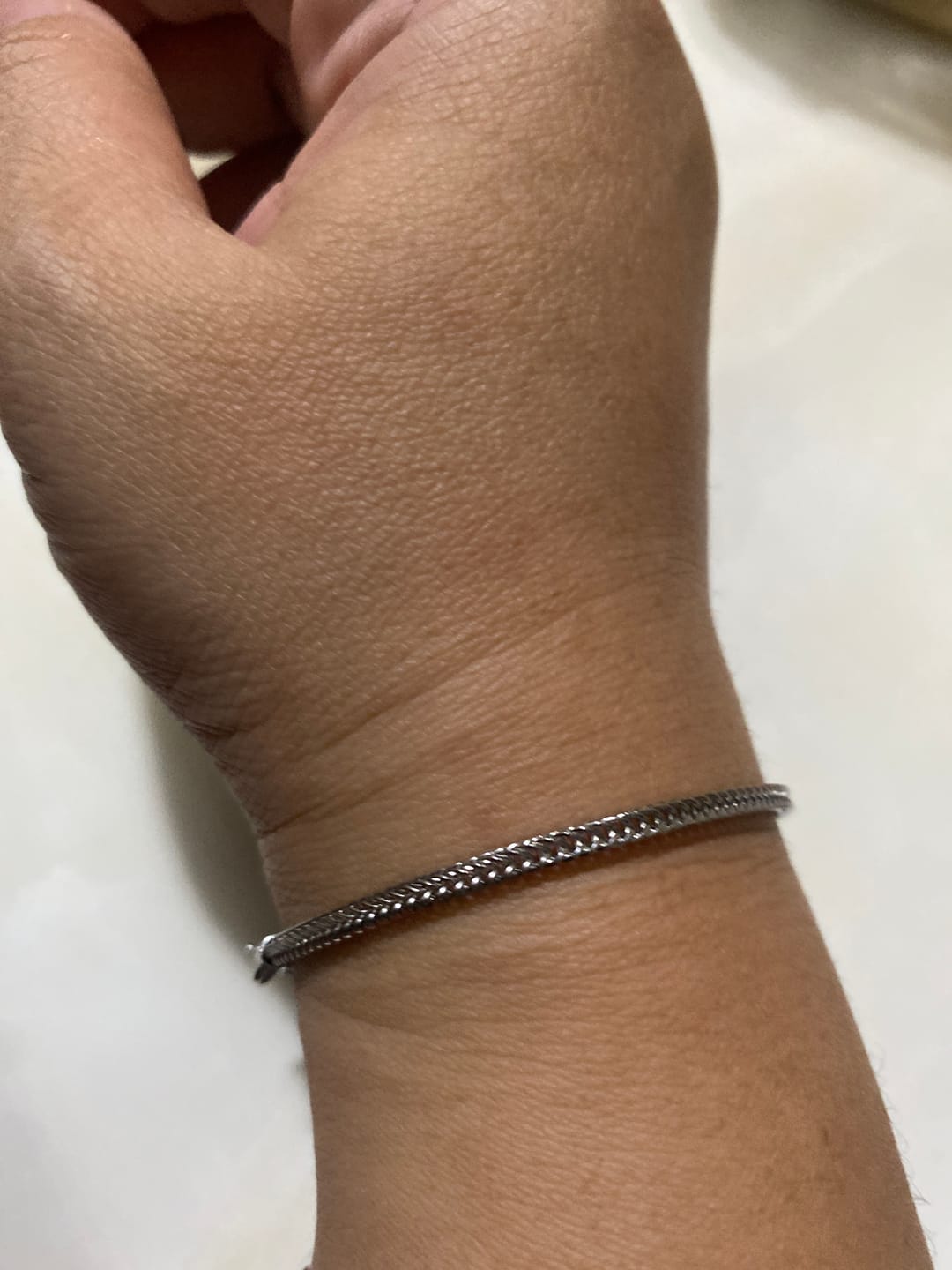 Customer photo review of Ezra Woven Bracelet