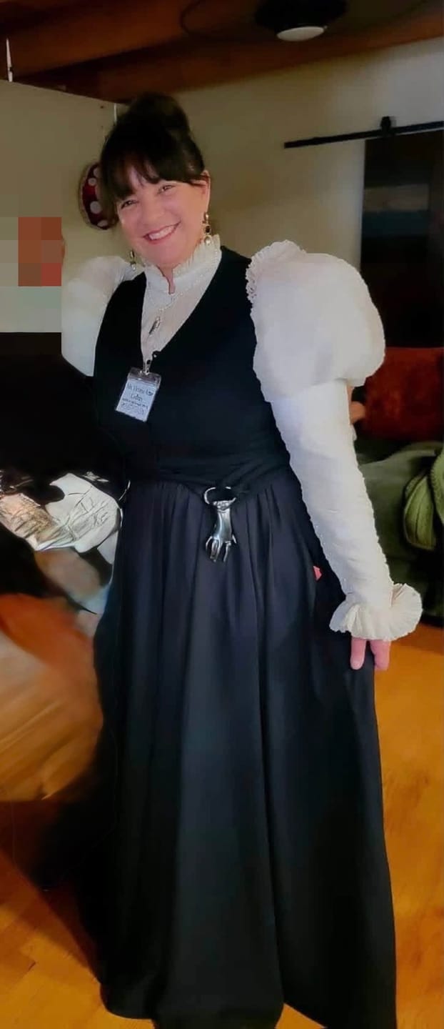 Customer photo review of CRIMSON PEAK™ Edith Victorian Gown in Ivory