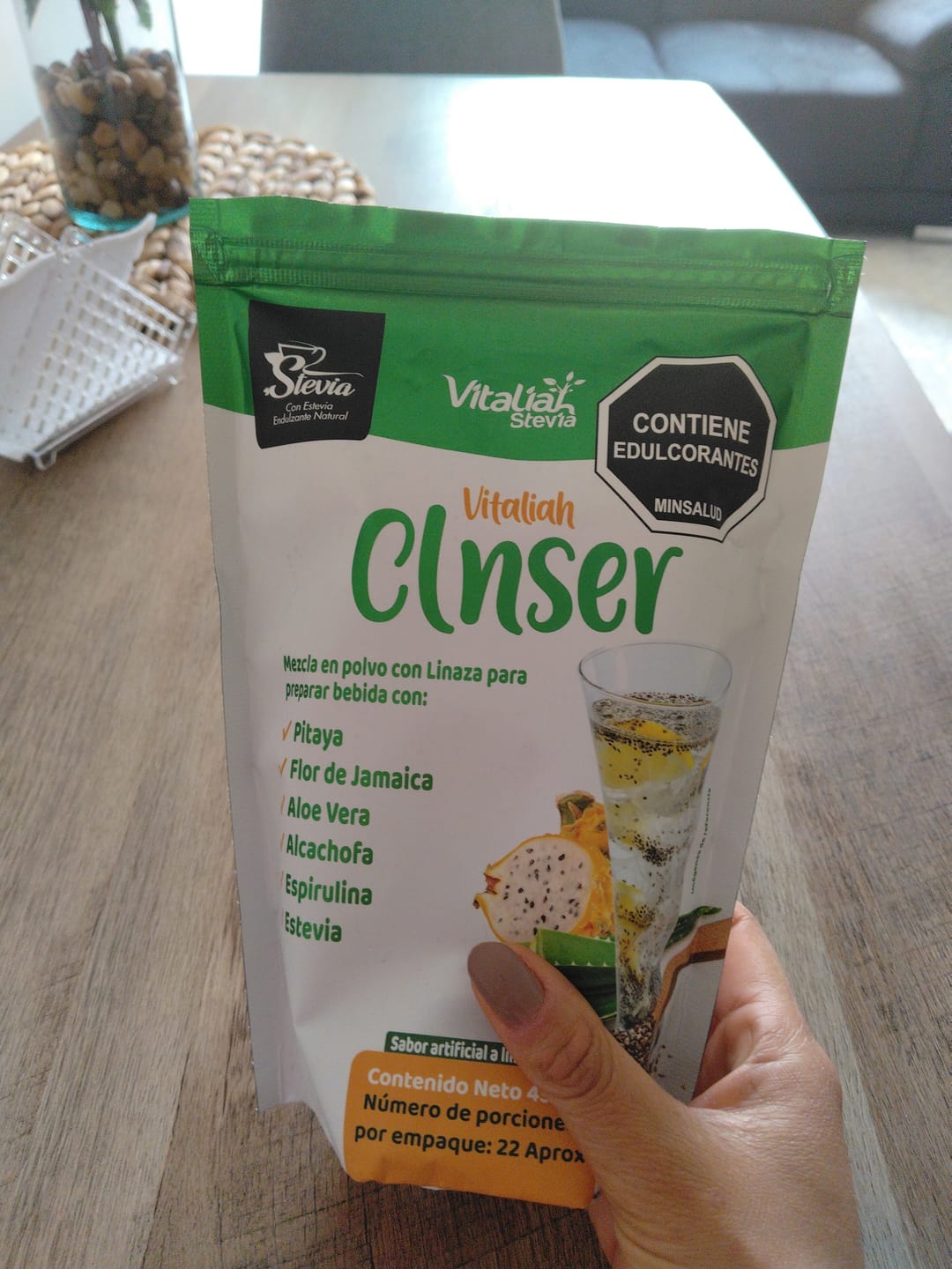 Customer photo review of Fibra Linaza Clnser Doypack 450 g