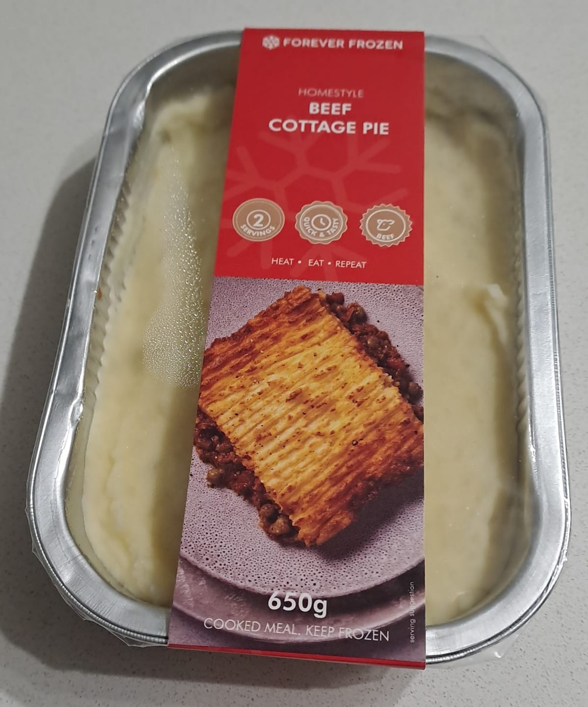 Customer photo review of Homestyle Cottage Pie