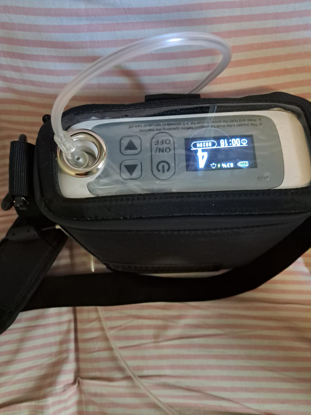 Customer photo review of Novo VARON VP-8G | Concentrador de oxigênio portátil Pulse Flow com 1-8 configurações