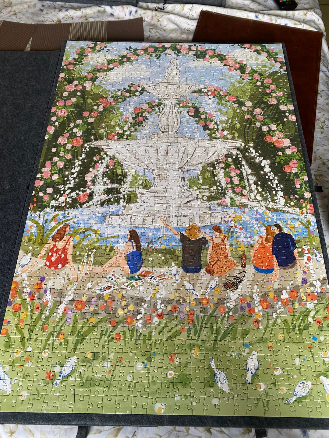 Customer photo review of Rolife Joy Piece - Puzzle 1000 Piezas Spring Fountain