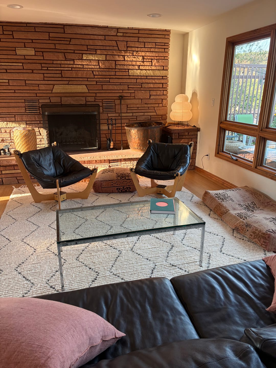 Customer photo review of Kumo Washi Paper Floor Lamp