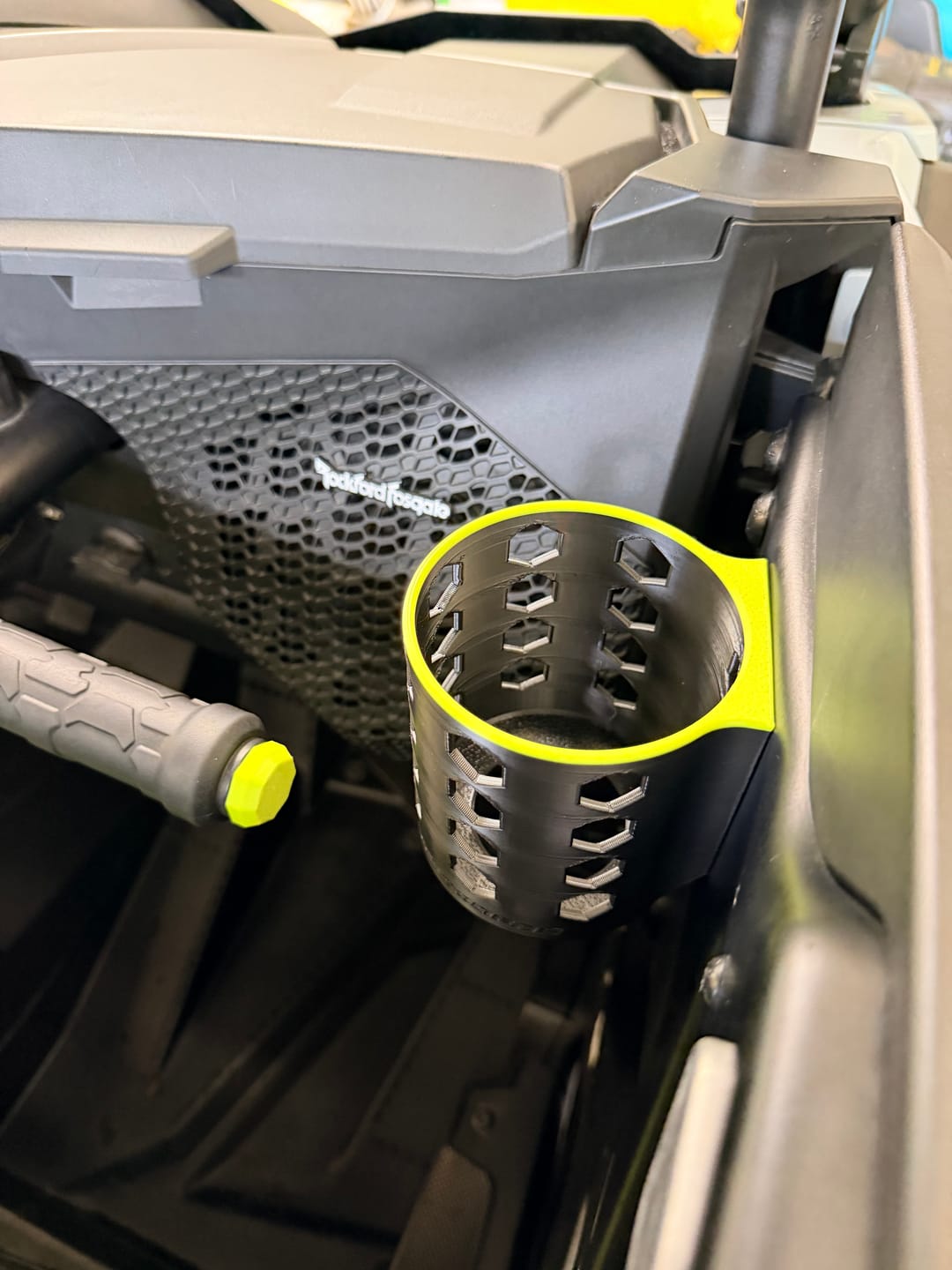 Customer photo review of Door-Mounted Cup Holder — 2024-2026 Polaris RZR XP and XP S 1000 (Pair)
