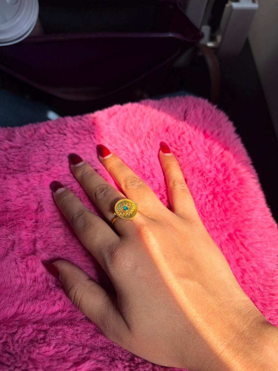 Customer photo review of Evil Eye Ring