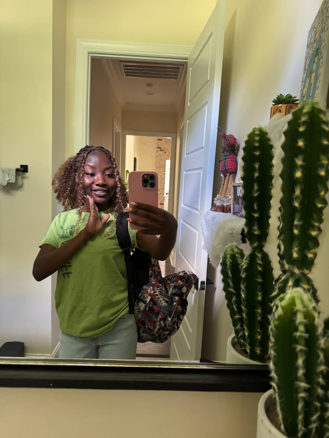 Customer photo review of #4/#30 Mix Color Blend Water Curly Crochet Human Hair