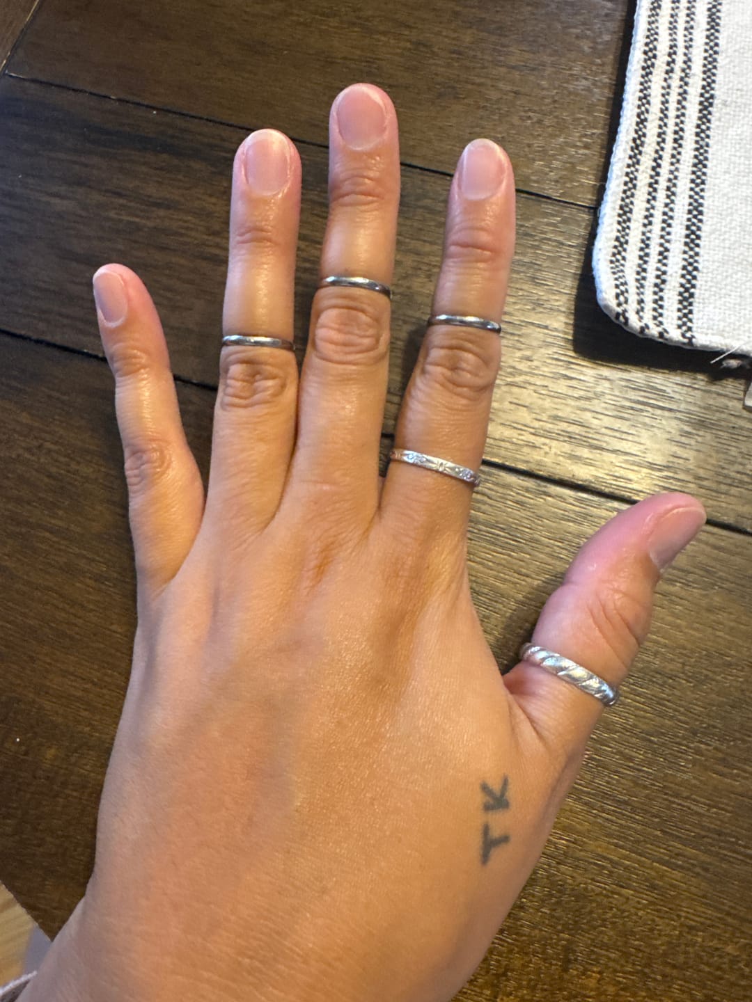 Customer photo review of Everyday Classic Thin Ring Band