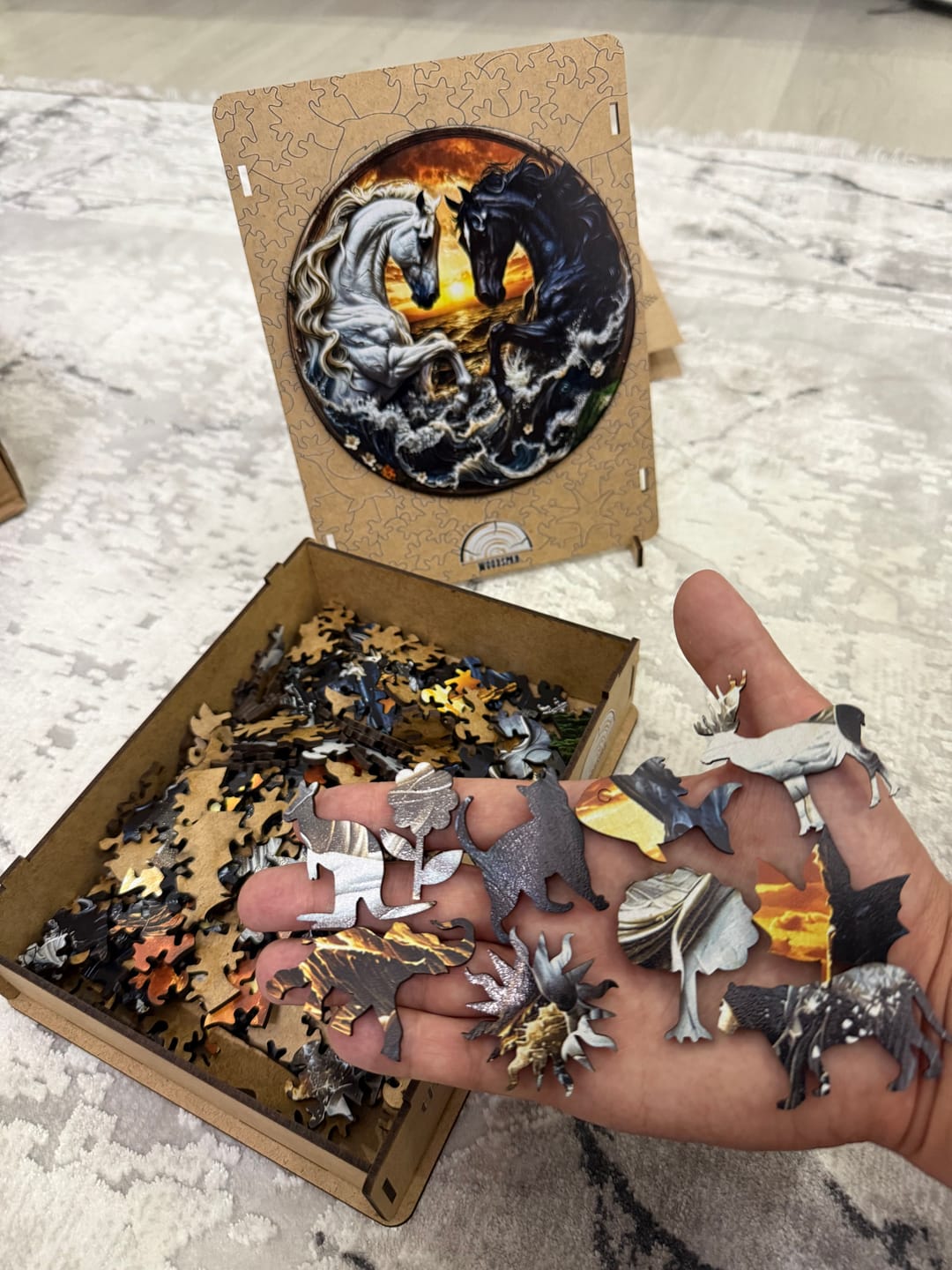 Customer photo review of Ebedi Düello - Ahşap Puzzle
