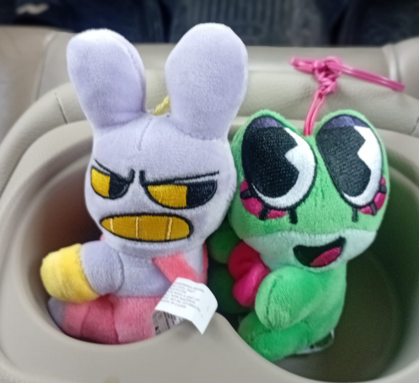 Customer photo review of Jax & Ribbit Magnetic Plush Keychains