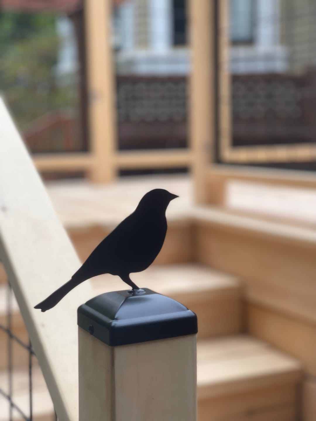Customer photo review of Songbird Post Cap (Multiple Post Sizes Available)