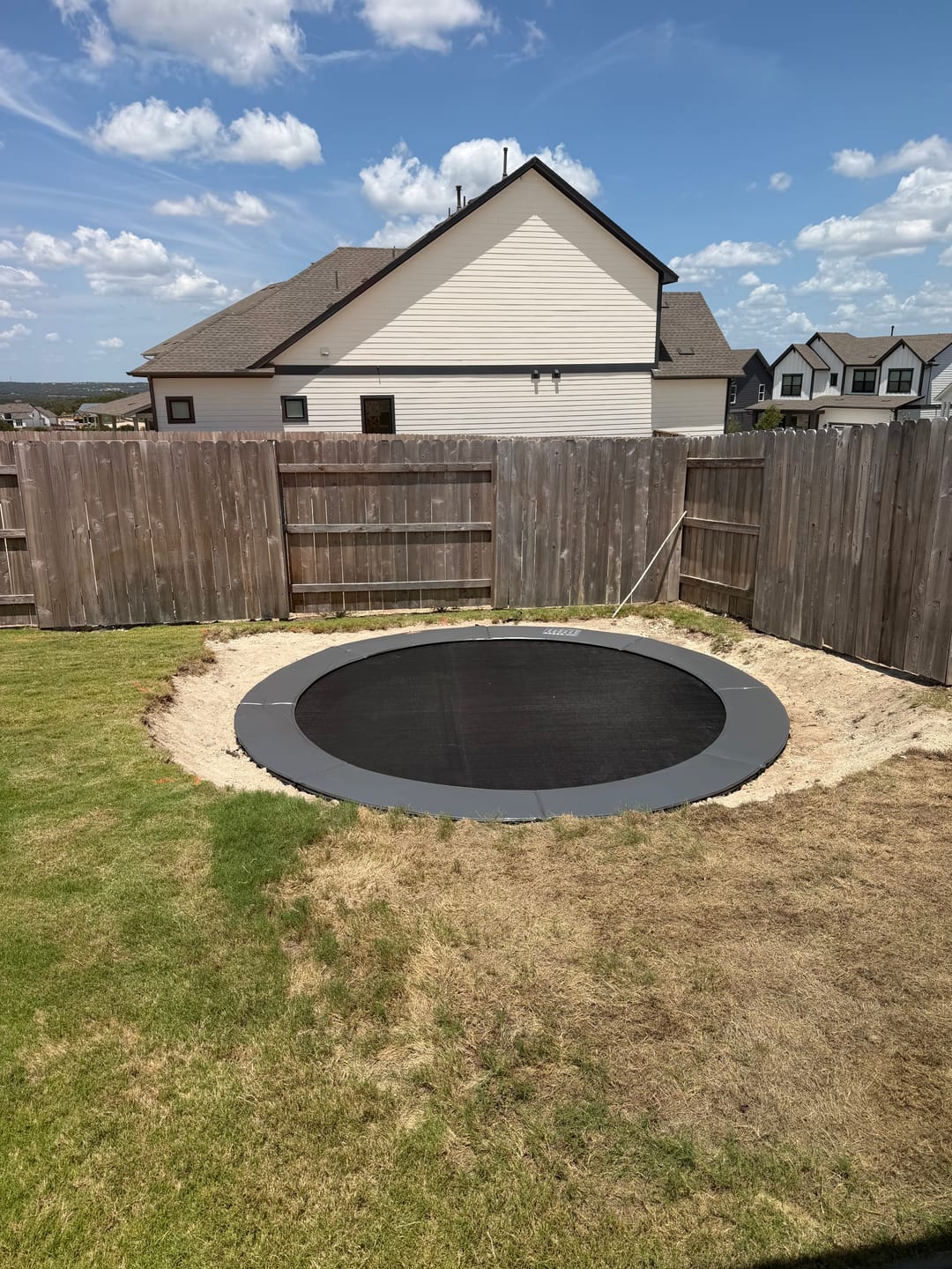 Customer photo review of 14' Round Pro-Line Avyna In-ground Trampoline
