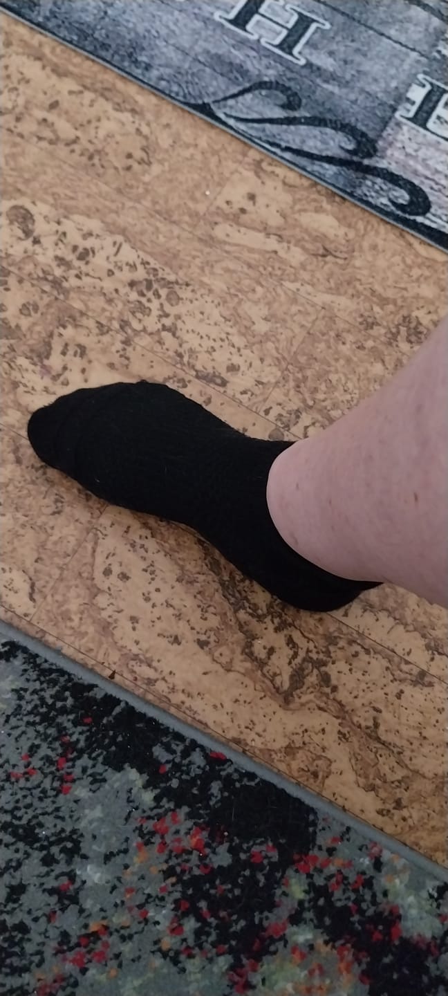 Customer photo review of Ankelstrumpor i bambu med mild kompression