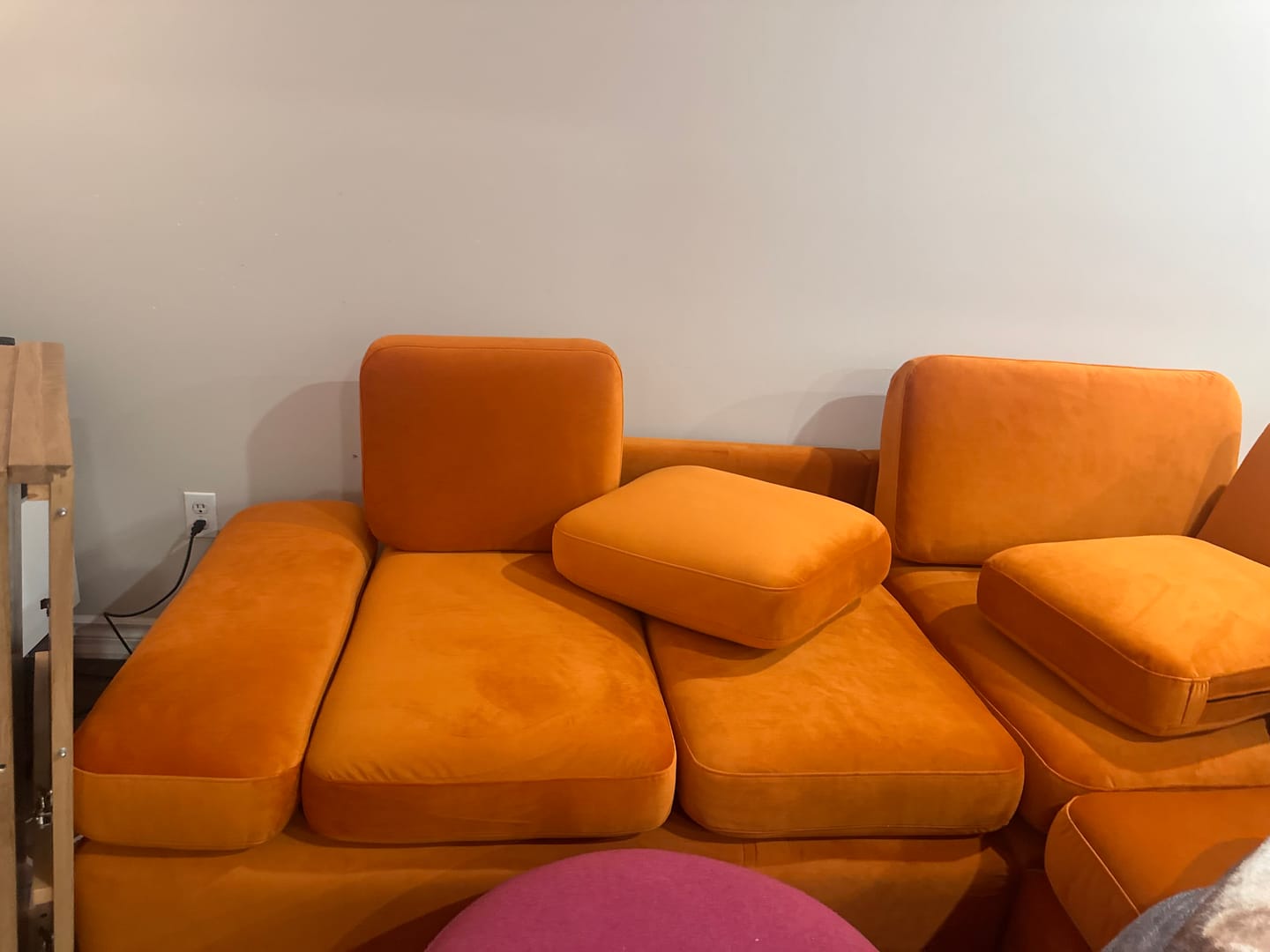 Customer photo review of Elite Comfort Sectional