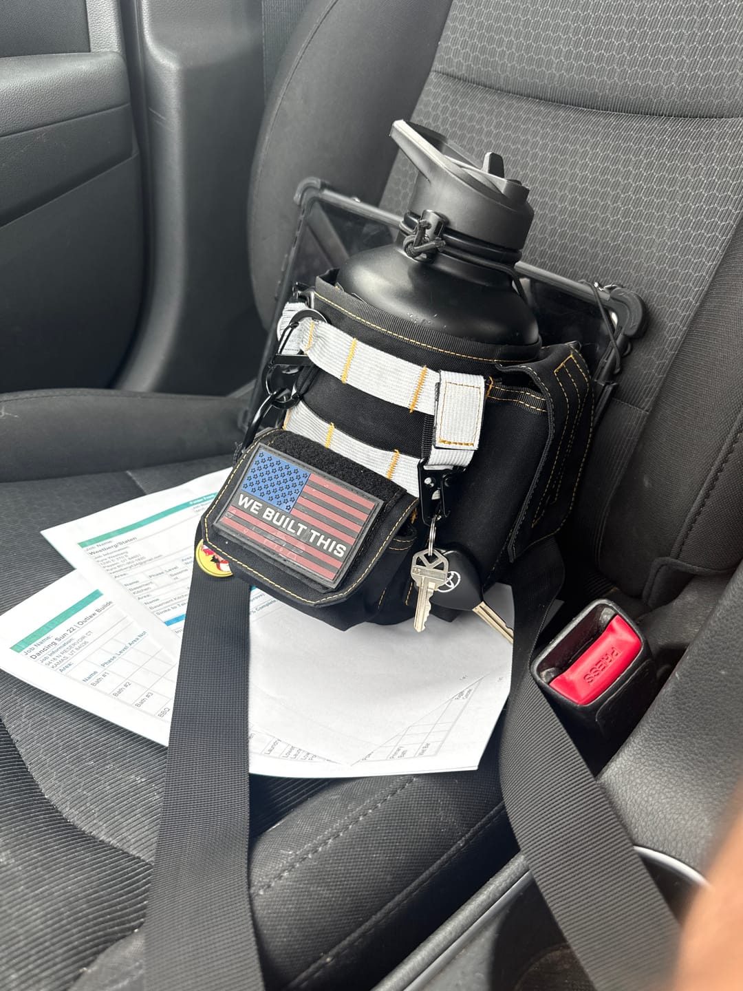 Customer photo review of 64oz Iron Workforce Bottles