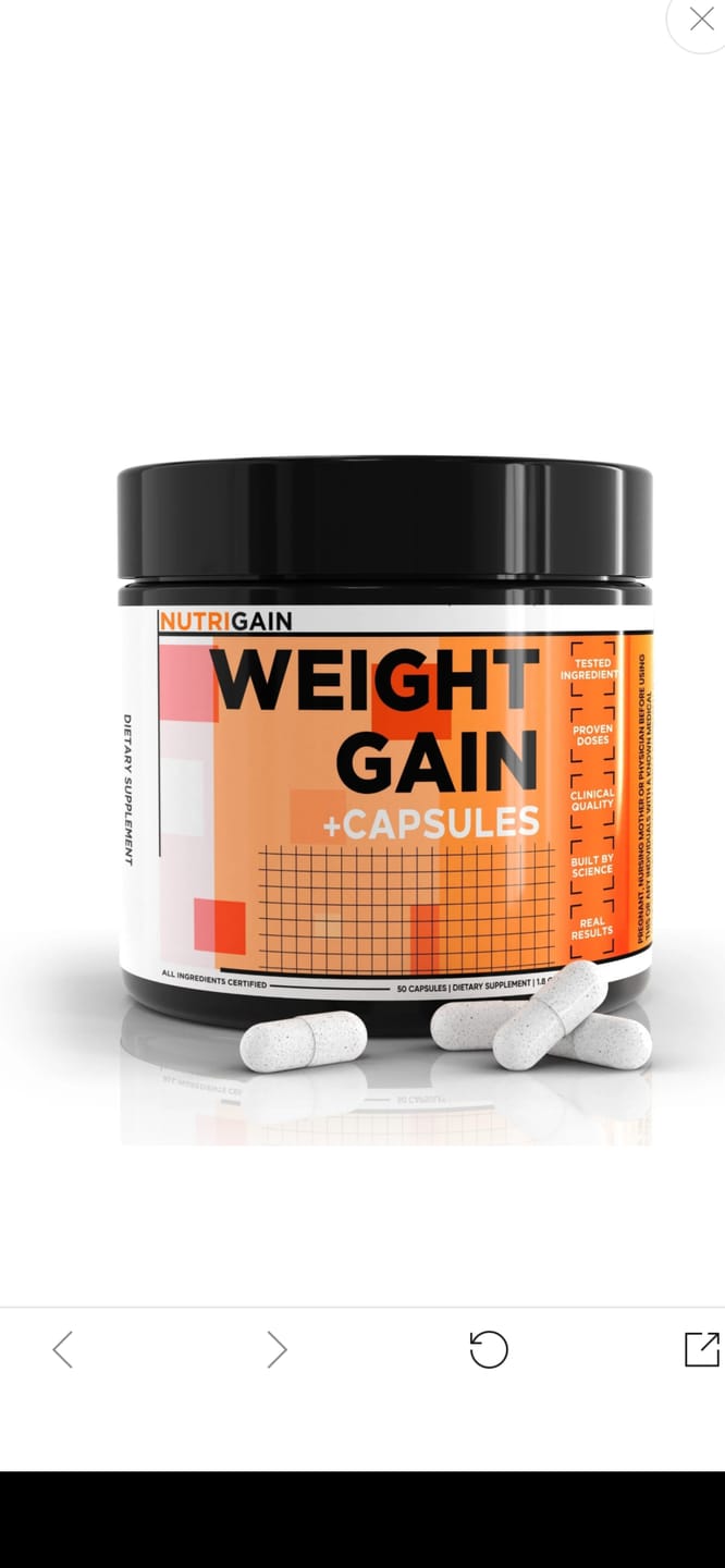 Customer photo review of Nutrigain Weight Gain Capsules