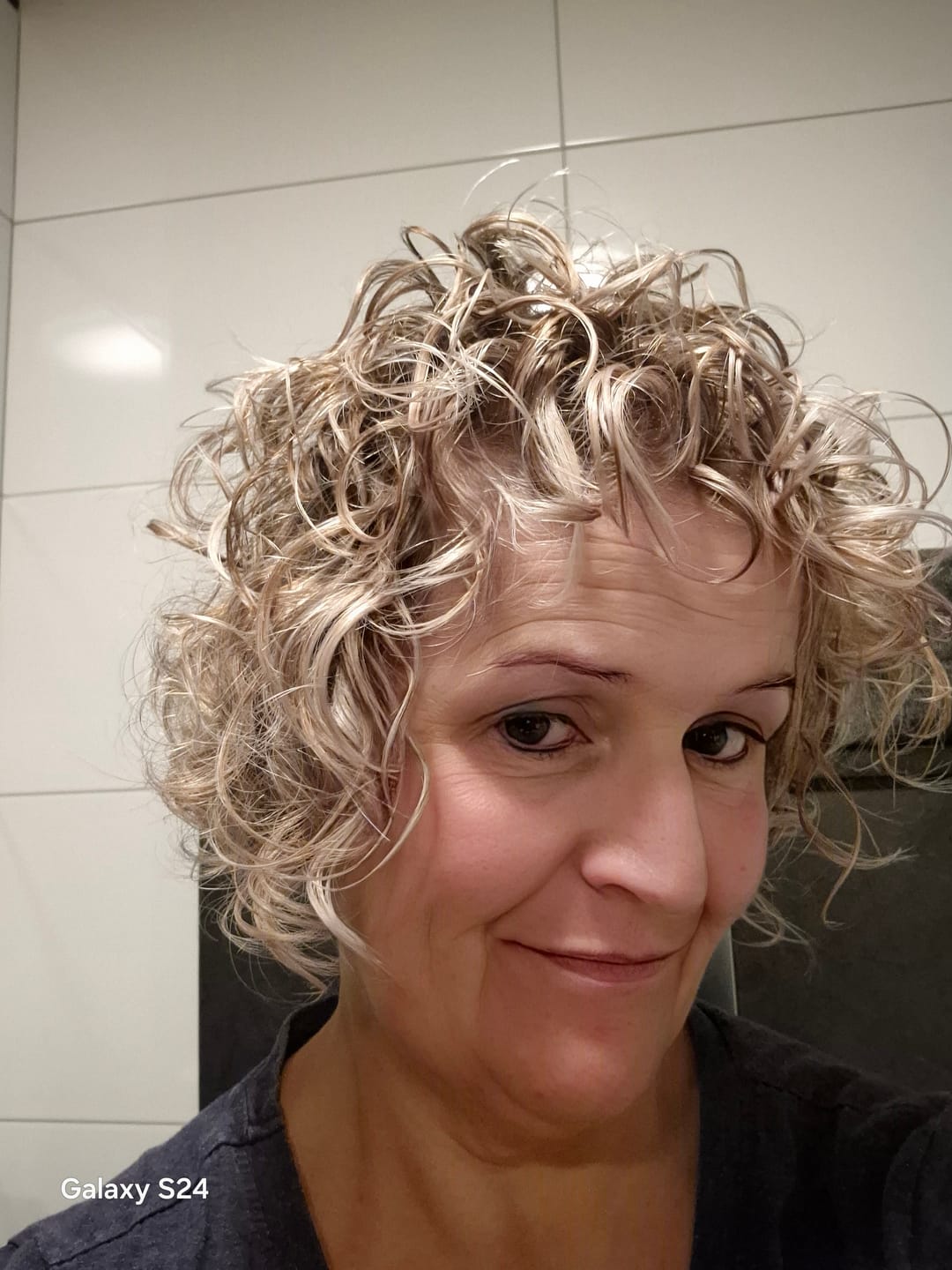 Customer photo review of Curly Secret Define + Styling Foam 250ml