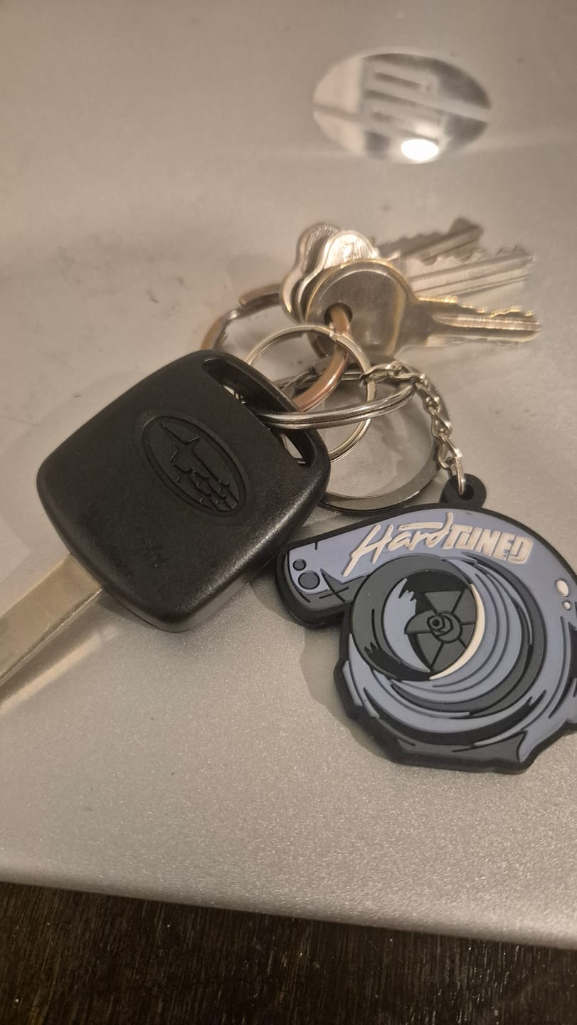 Customer photo review of Turbo Rubber Key Ring
