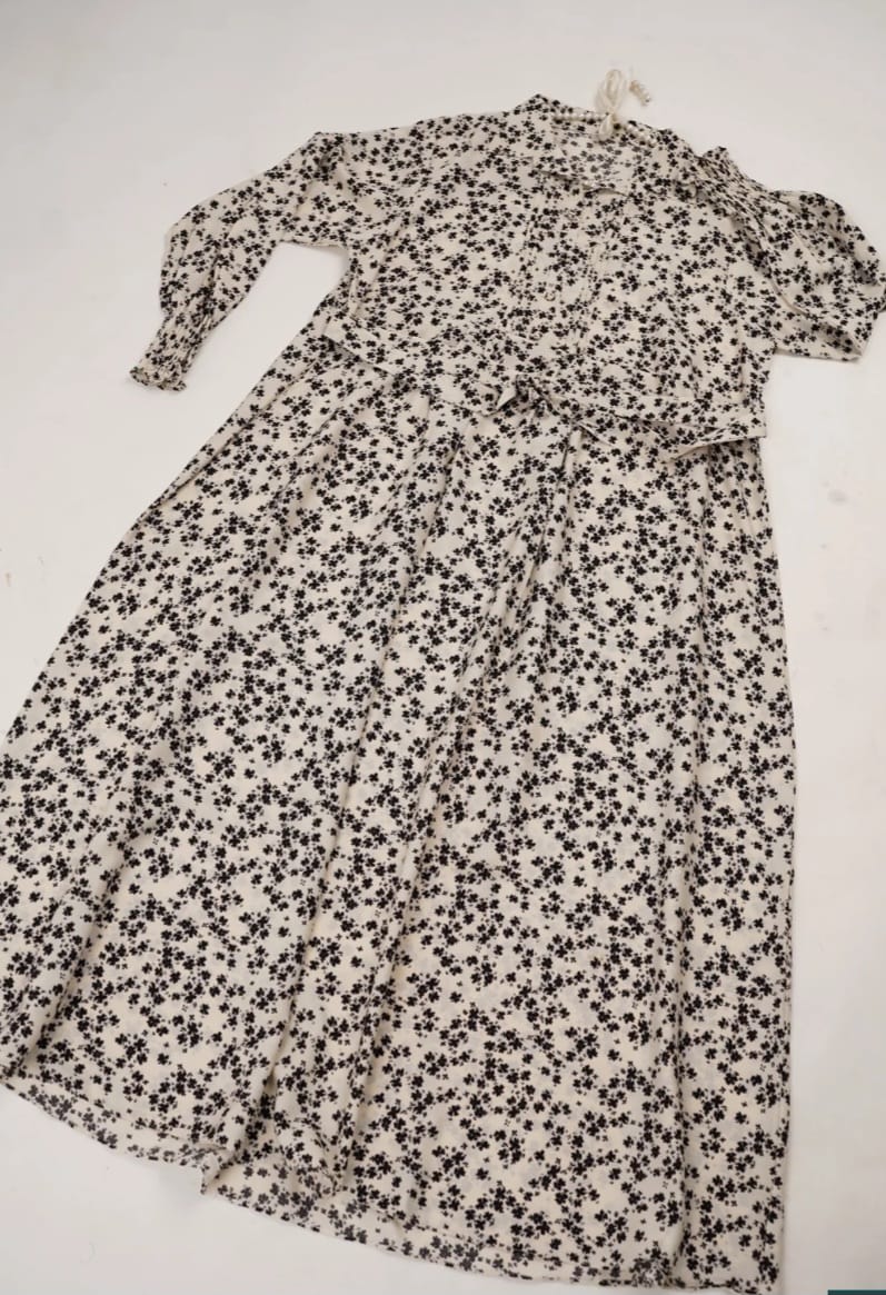 Customer photo review of Lyra -  Georgette Maxi - Ready to Wear - Belt Included