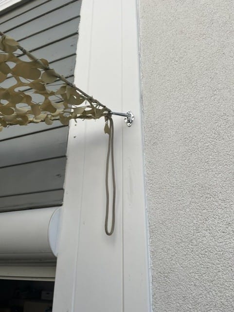 Customer photo review of Befestigungsset für Tarnnetz