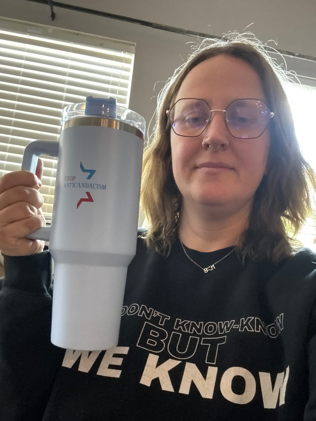 Customer photo review of Stop Anticandacism Cup