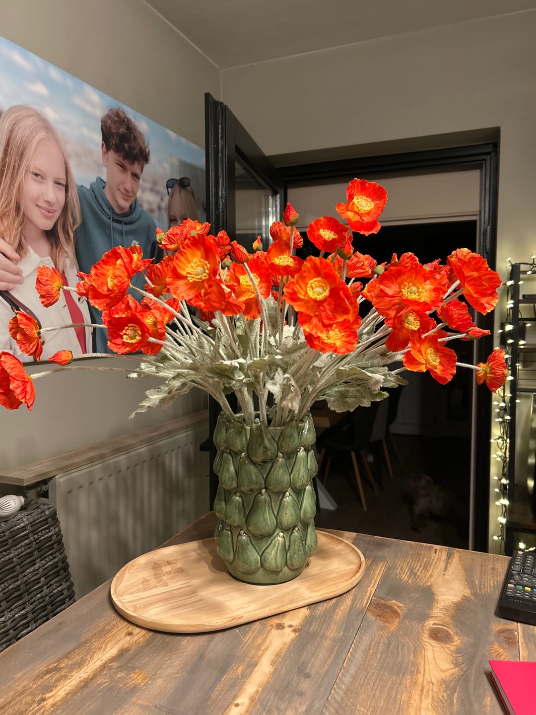 Customer photo review of Zijden Klaprozen - Oranje