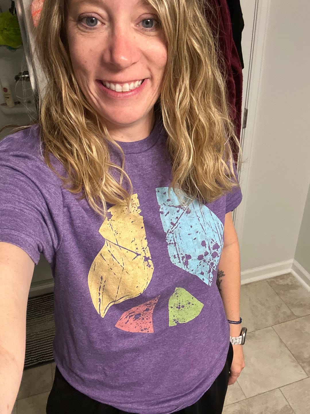 Customer photo review of Colorful Peace T-Shirt
