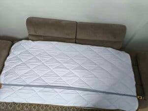 Customer photo review of 160x200 Yün Yatak Pedi Çift Kişilik 3 KG Merinos Kuzu Yünü