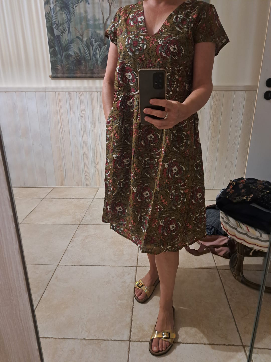Customer photo review of Robe Anastasia midi voile de coton Ila