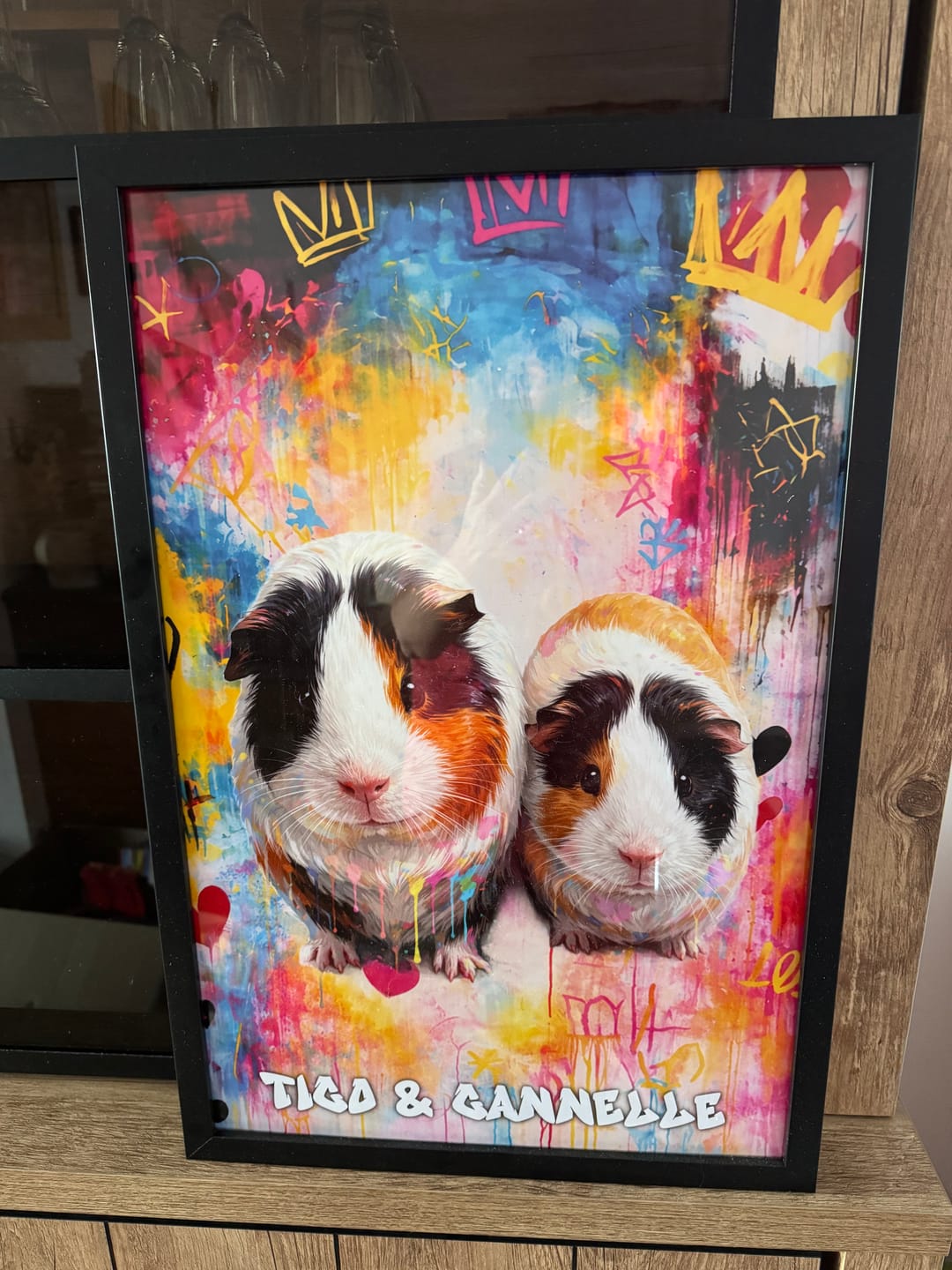Customer photo review of Le graffiti - Poster personnalisé