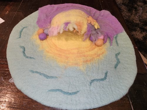Customer photo review of Mermaid Cove Play Mat Playscape
