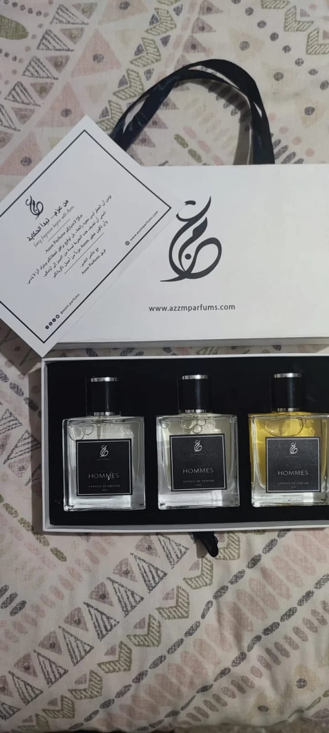 Customer photo review of Pack AZZM – 3 Parfums de 50ml au choix, Extrait de parfum