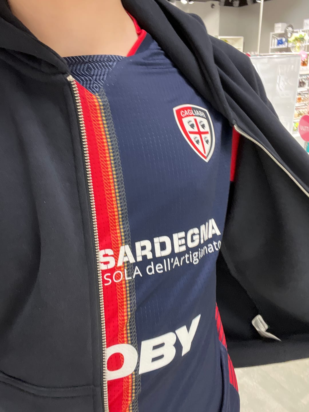 Customer photo review of Premium Football Shirt with Name and Number Mystery Box