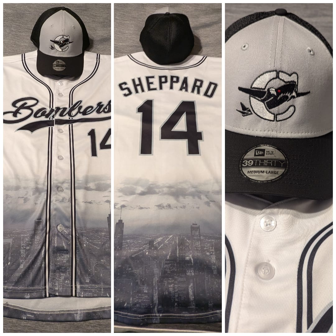 Customer photo review of Custom White Black-Gray Chicago City Skyline Baseball Jersey