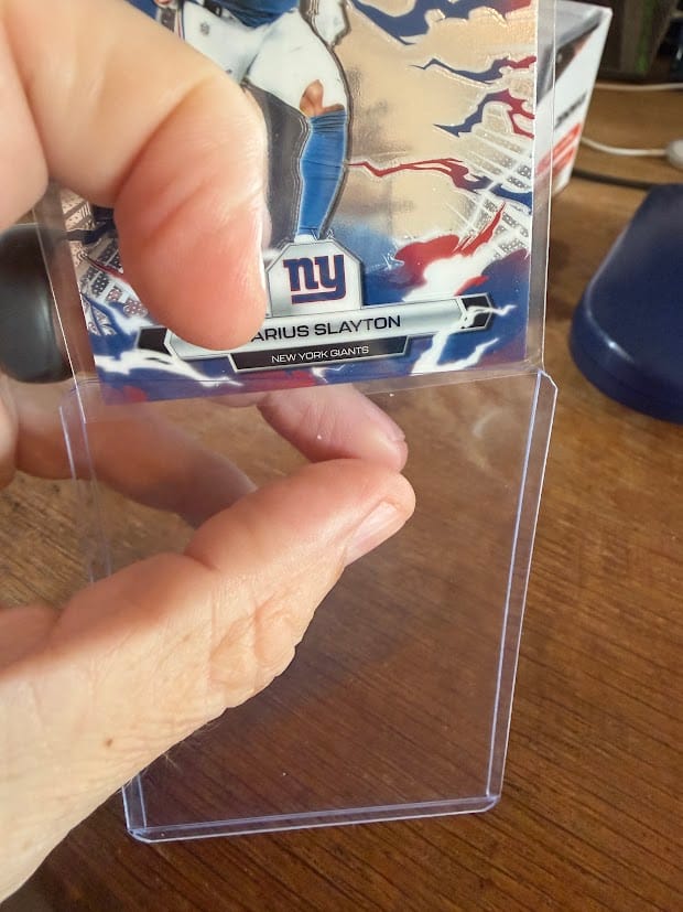 Customer photo review of Soft Sleeves For Trading Cards (Standard, Thick & Vintage)