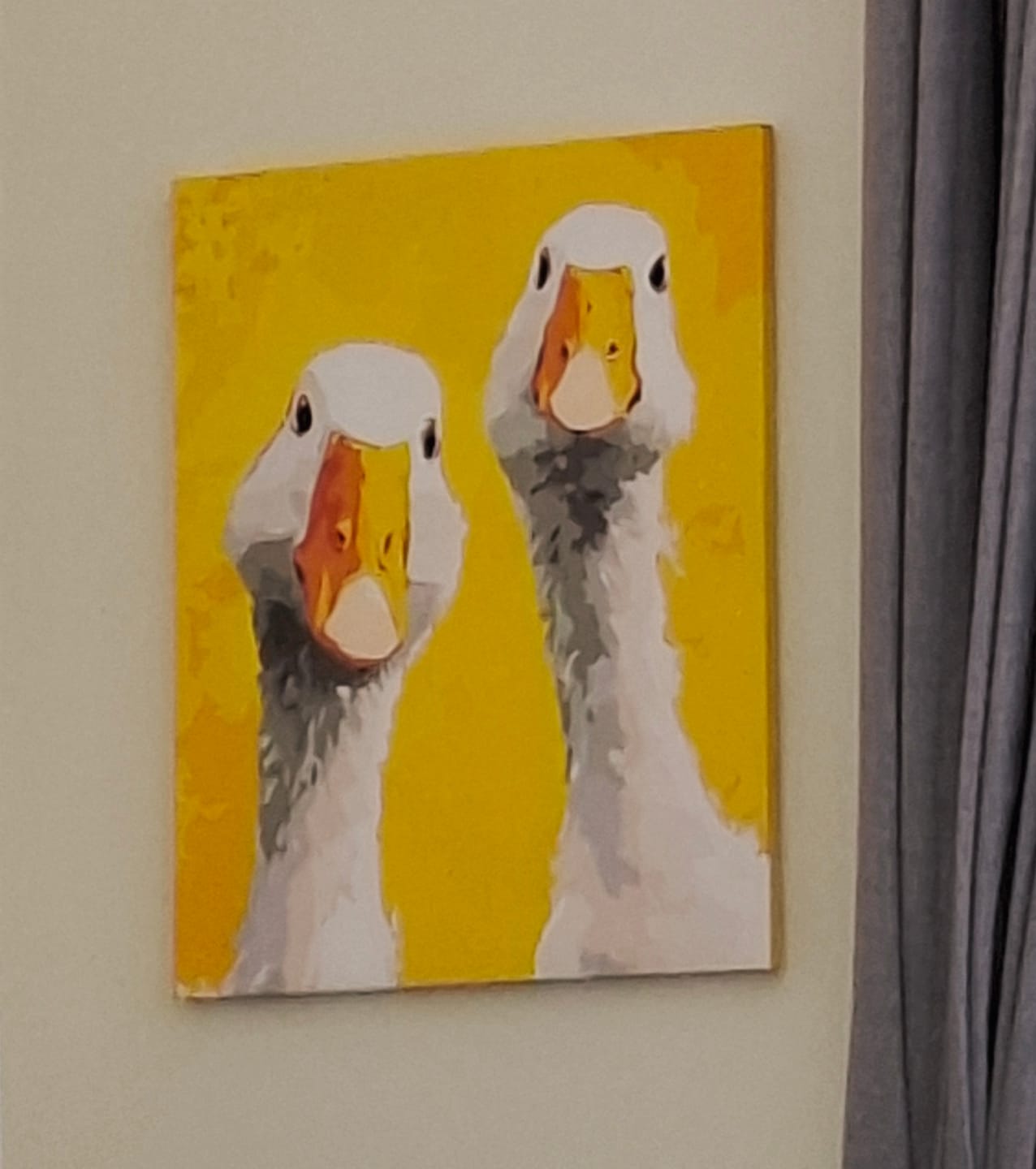 Customer photo review of Curiosity | Paint by Number