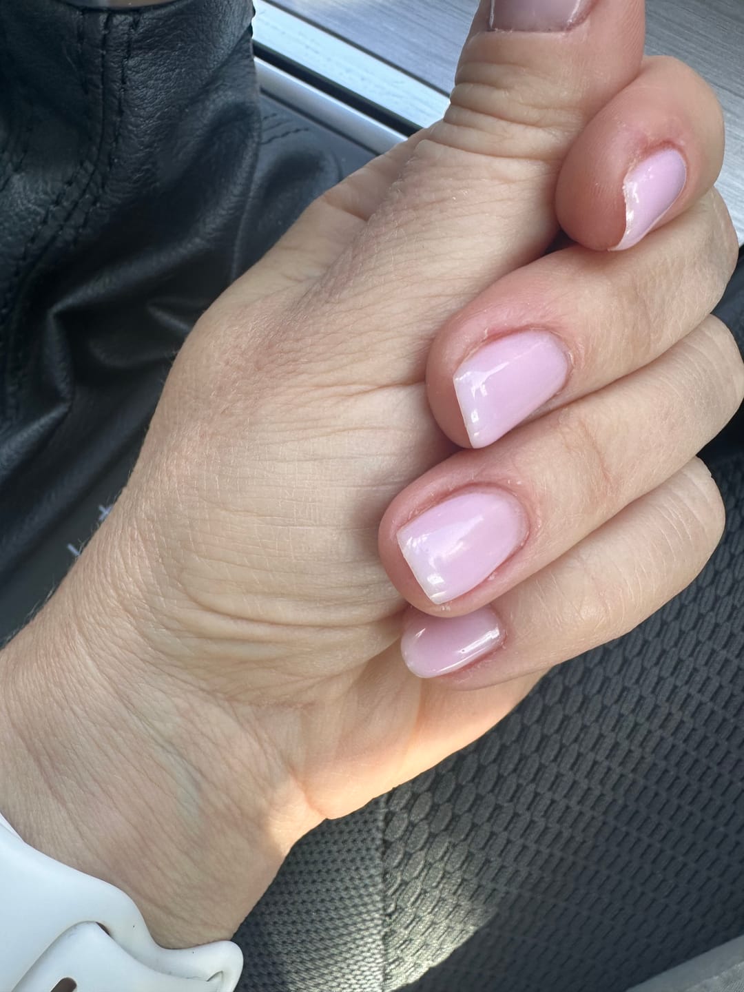 Customer photo review of Semilac Extend Care 5in1 801 Soft Beige UV Gel Polish 7ml - Builder Gel in a Bottle